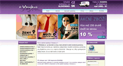 Desktop Screenshot of e-venuse.cz